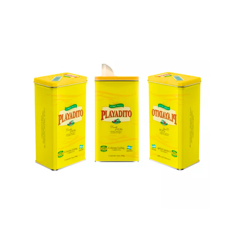 LATA PLAYADITO + YERBA MATE 500g