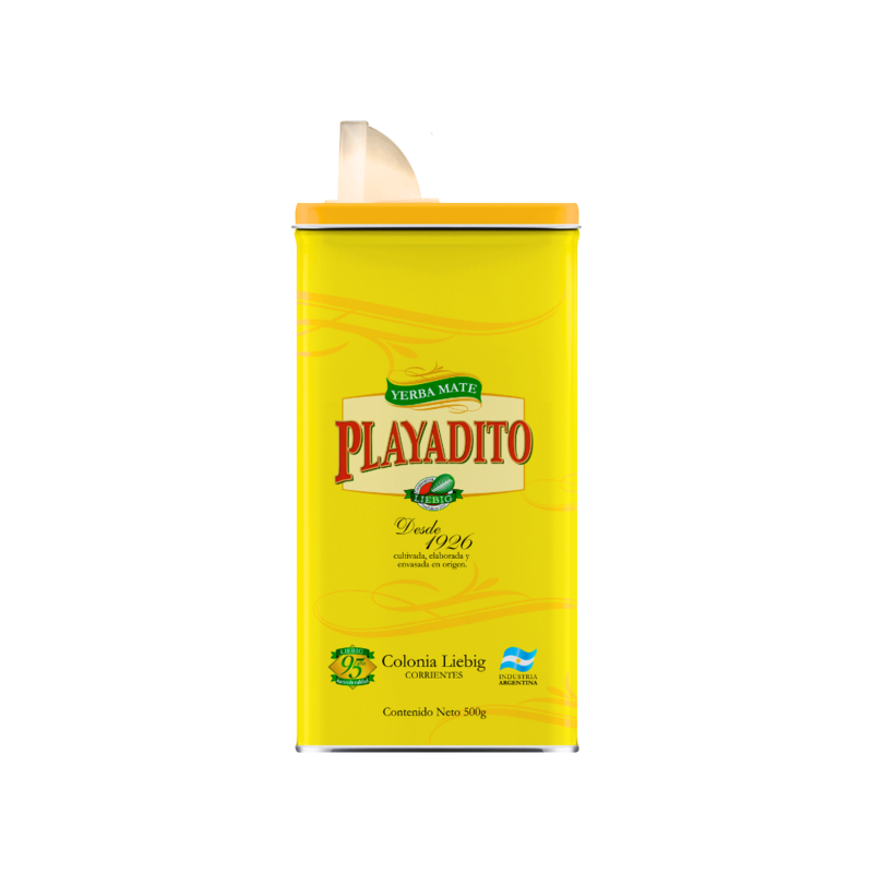 LATA PLAYADITO + YERBA MATE 500g