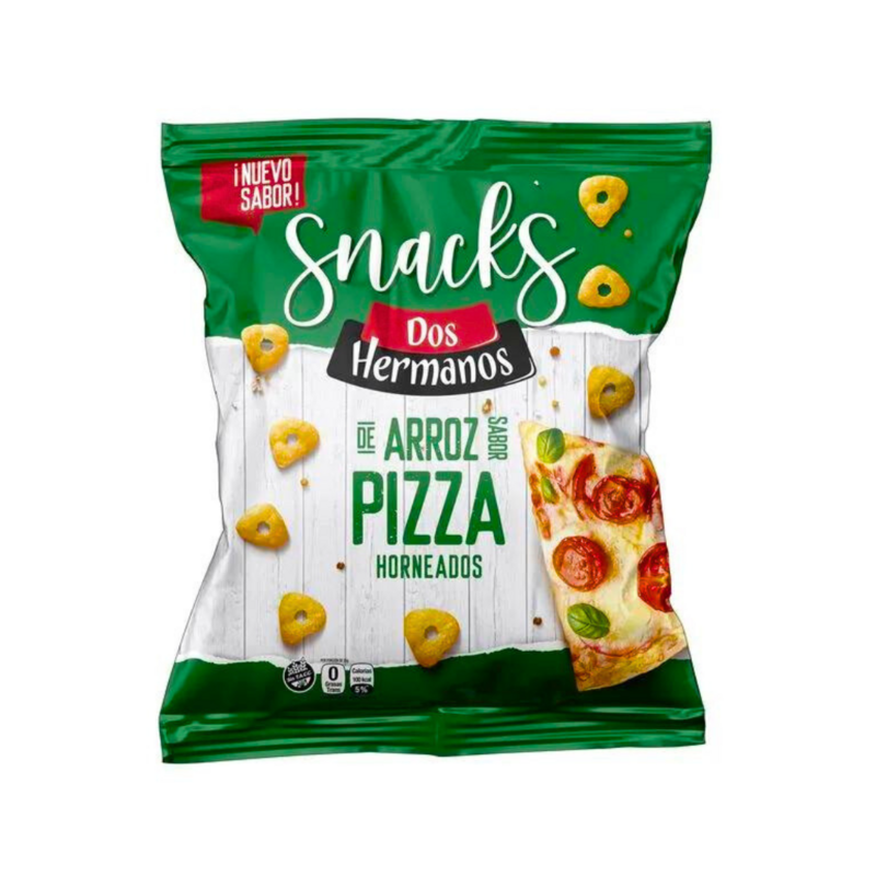 DISCOS DE ARROZ SABOR PIZZA DOS HERMANOS 80 GR SIN TACC