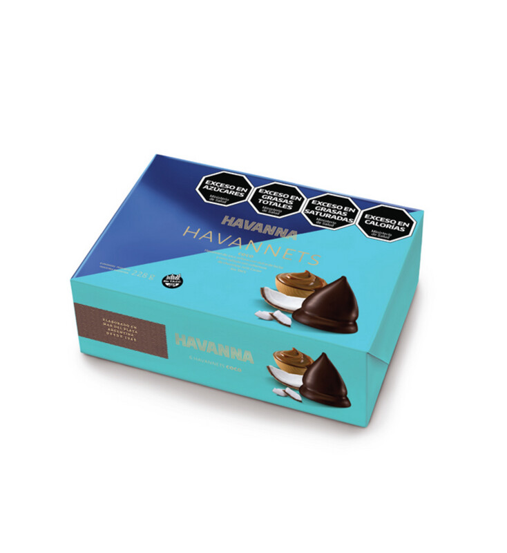HAVANNETS COCO 70% CACAO HAVANNA X 6U