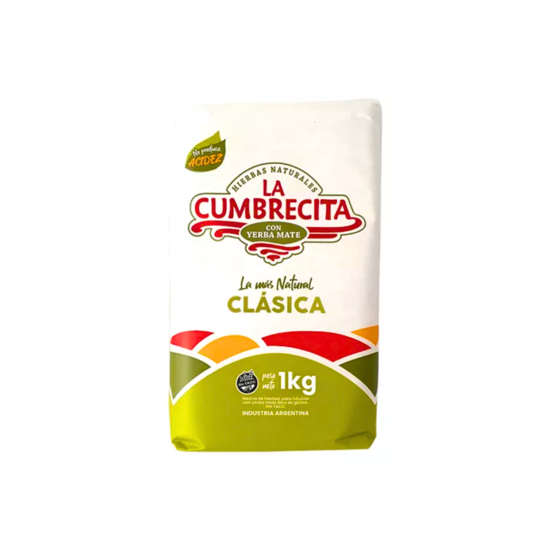 YERBA MATE LA CUMBRECITA CLASICA 1KG