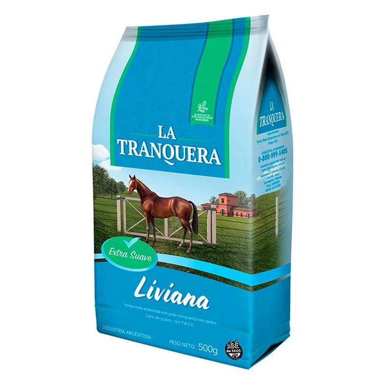 LA TRANQUERA YERBA MATE LIVIANA - 500g