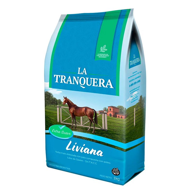 LA TRANQUERA YERBA MATE LIVIANA - 1kg