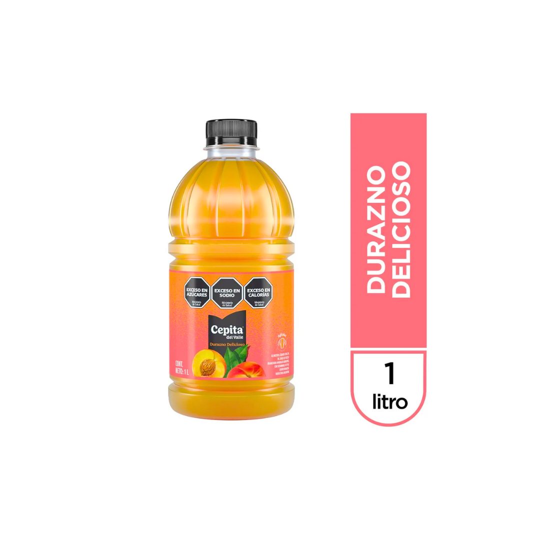 JUGO CEPITA DURAZNO DELICIOSO 1L