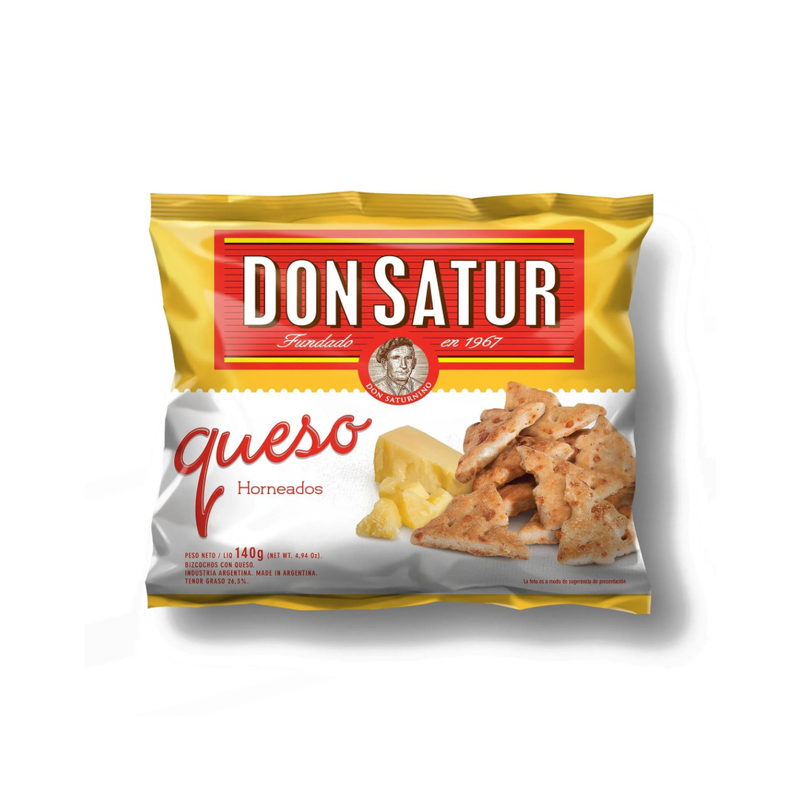 DON SATUR BIZCOCHOS QUESO - PACK X 3U