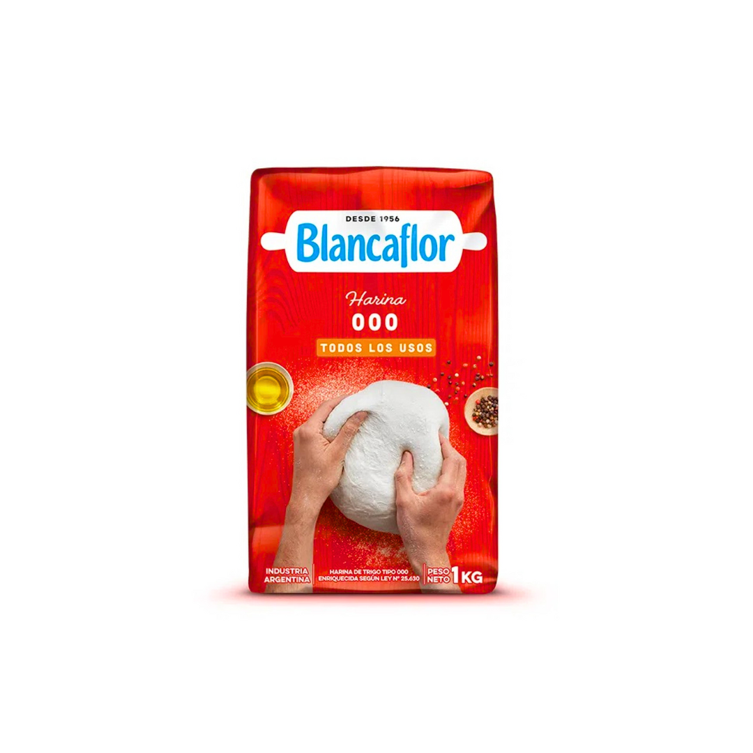 HARINA DE TRIGO 000 BLANCAFLOR 1 KG