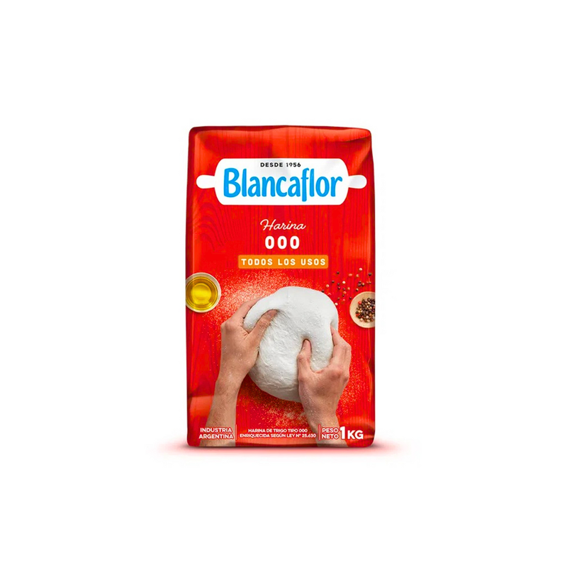 HARINA DE TRIGO 000 BLANCAFLOR 1 KG