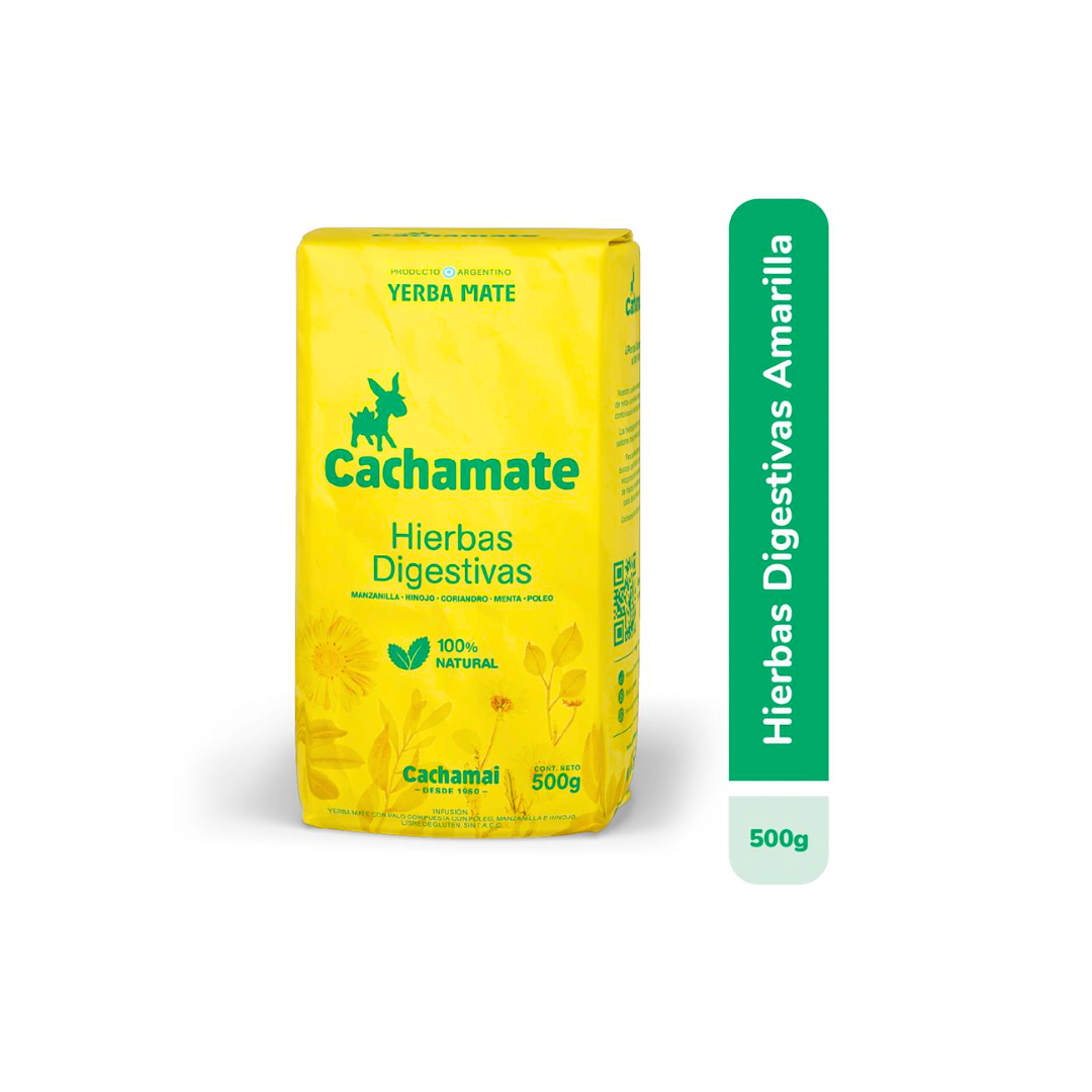 CACHAMATE AMARILLA MIX HIERBAS - 500gr