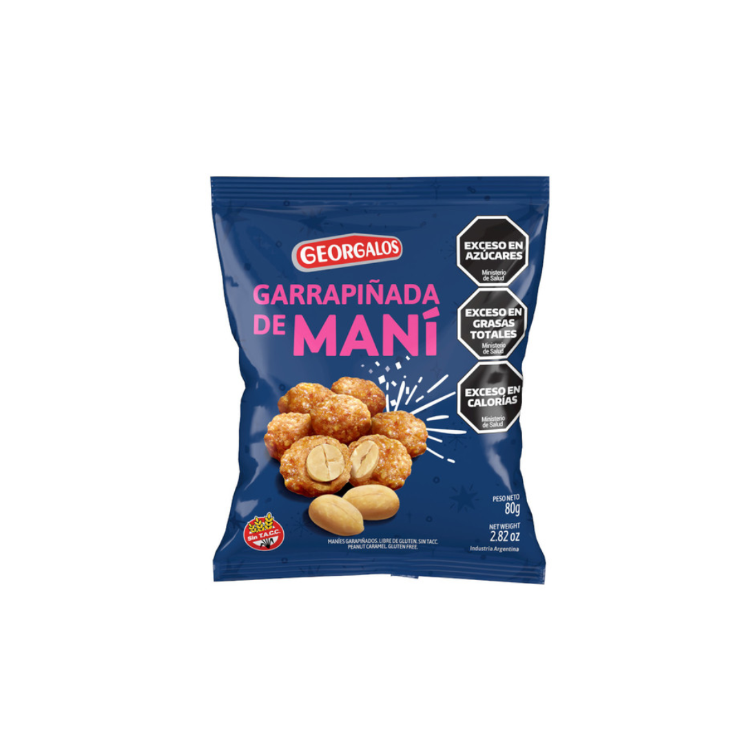 GEORGALOS GARRAPIÑADAS DE MANI - 80gr