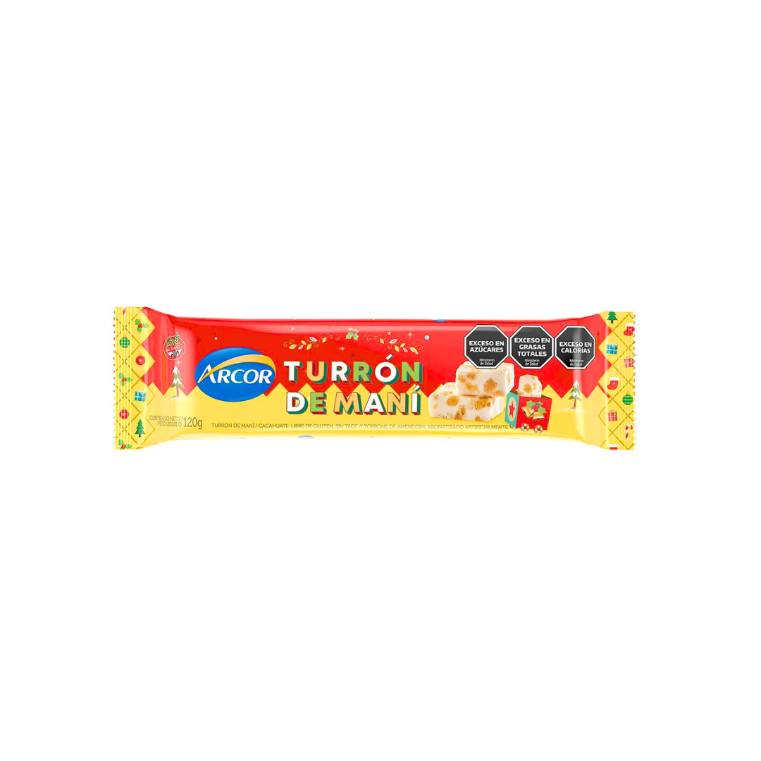 ARCOR TURRON DE MANI BLANDO  - 120g