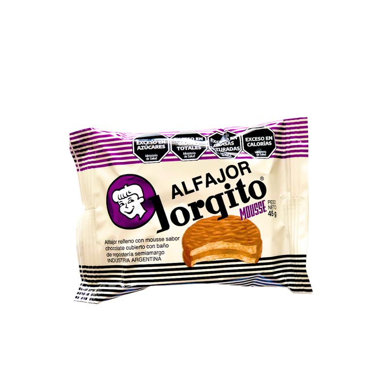 ALFAJOR JORGITO MOUSSE - PACK X 6U