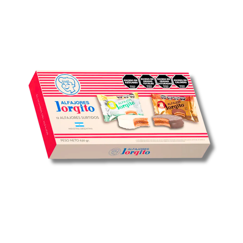 ALFAJOR JORGITO MIXTO - PACK X 12U