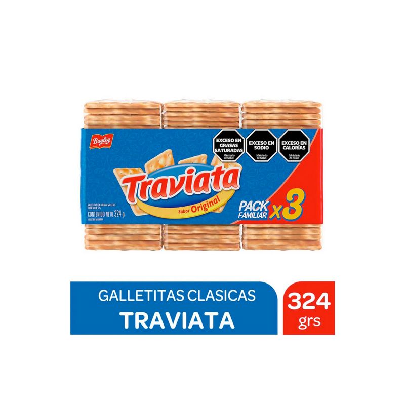 TRAVIATA ORIGINAL 324G - PACK X 3 UNIDADES