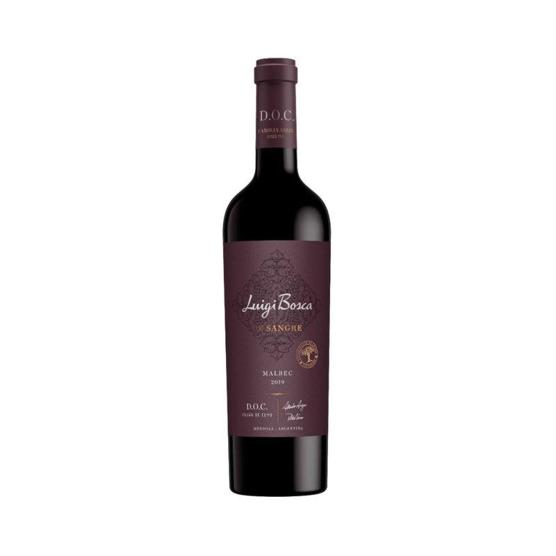 VINO LUIGI BOSCA DE SANGRE MALBEC DOC 750CC