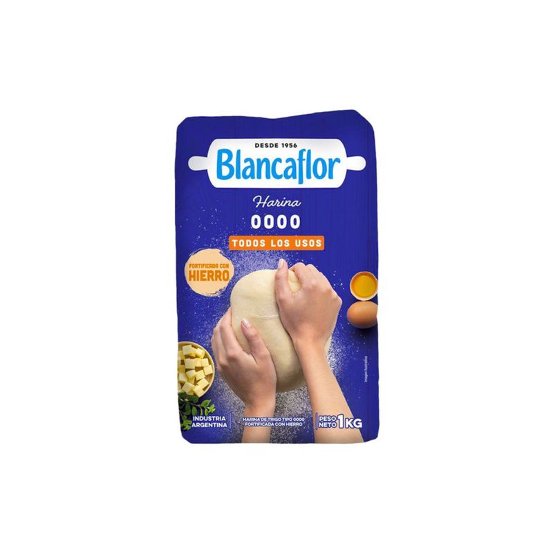HARINA DE TRIGO 0000 BLANCAFLOR 1 KG