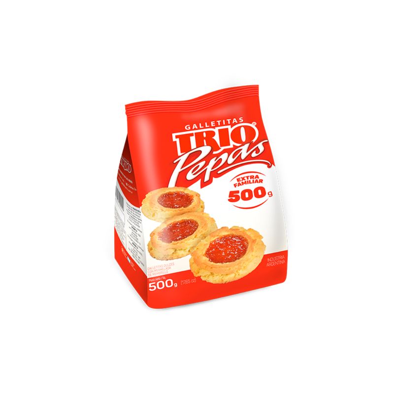 PEPAS DE MEMBRILLO TRIO - 500gr PEPAS DE MEMBRILLO TRIO - 500gr