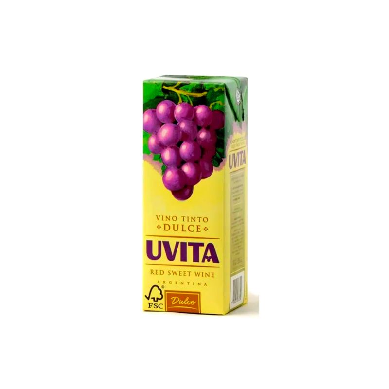 UVITA VINO TINTO DULCE 1 L