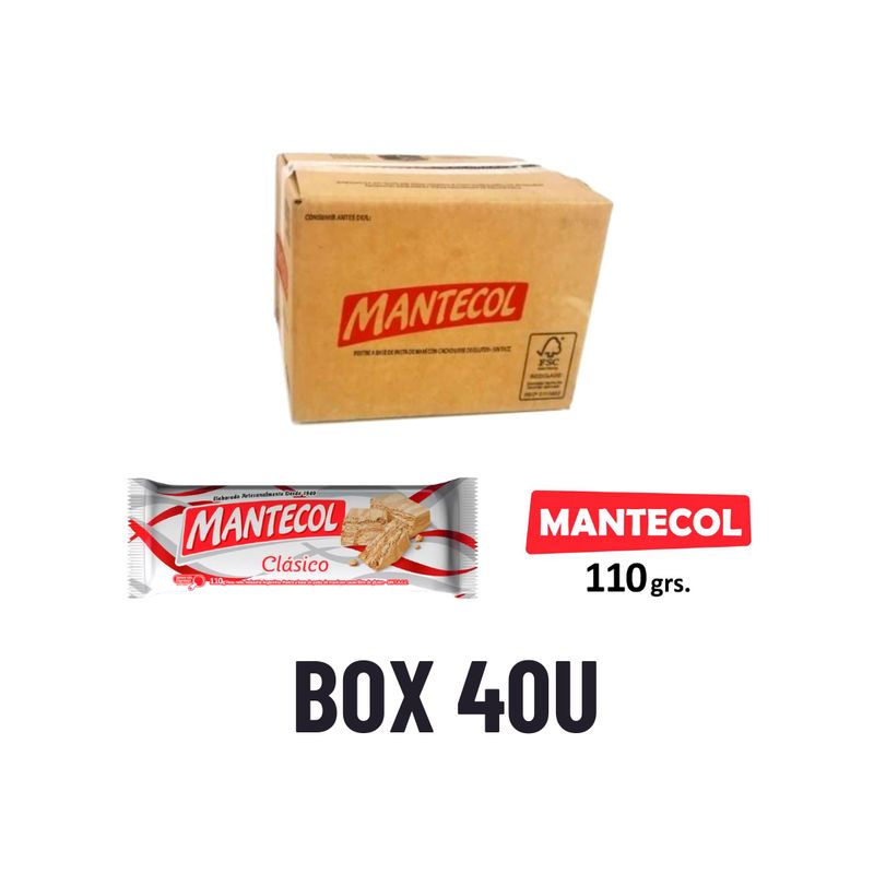 MANTECOL - 110gr - BOX X 40U MANTECOL - 110gr - BOX X 40U