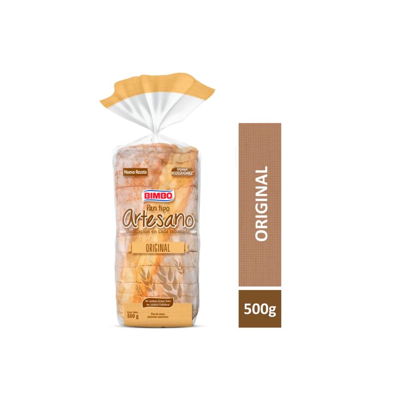 PAN BIMBO ARTESANO ORIGINAL 500G