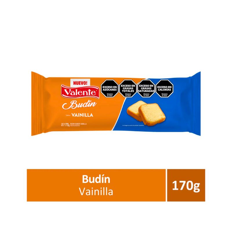 BUDIN VALENTA SABOR VAINILLA - 170GR