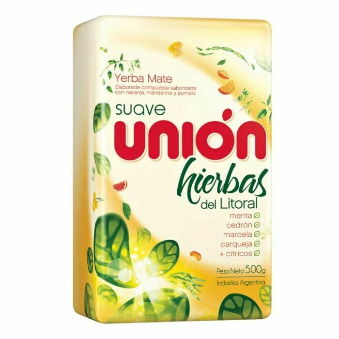 UNION SUAVE HIERBAS DEL LITORAL YERBA MATE - 500gr