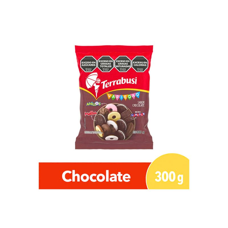 TERRABUSI VARIEDAD CHOCOLATE 300g TERRABUSI VARIEDAD CHOCOLATE 300g