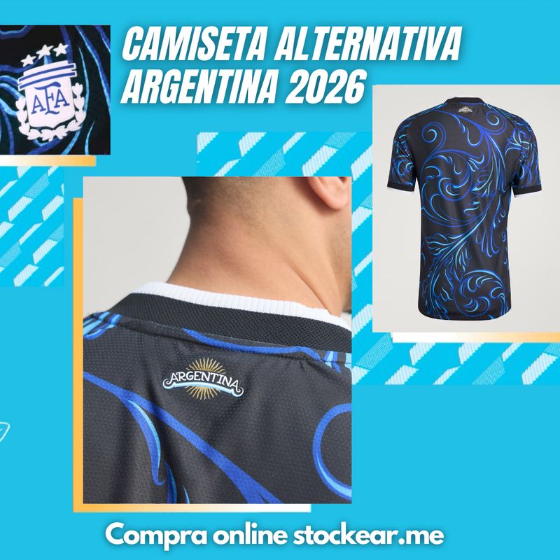 CAMISETA ADIDAS ORIGINAL ALTERNATIVA ARGENTINA 2026