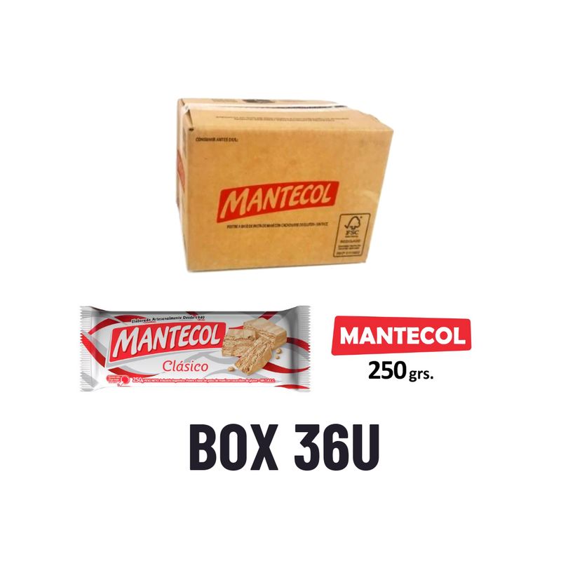 MANTECOL - 250gr - BOX X 36U MANTECOL - 250gr - BOX X 36U