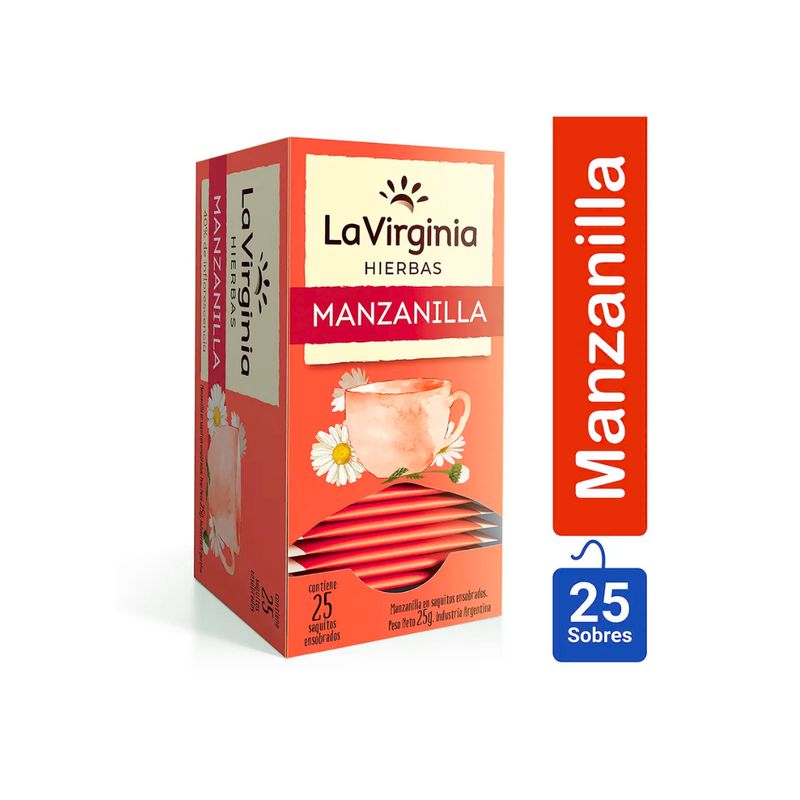 TE LA VIRGINIA SABOR  MANZANILLA - 25 SOBRES