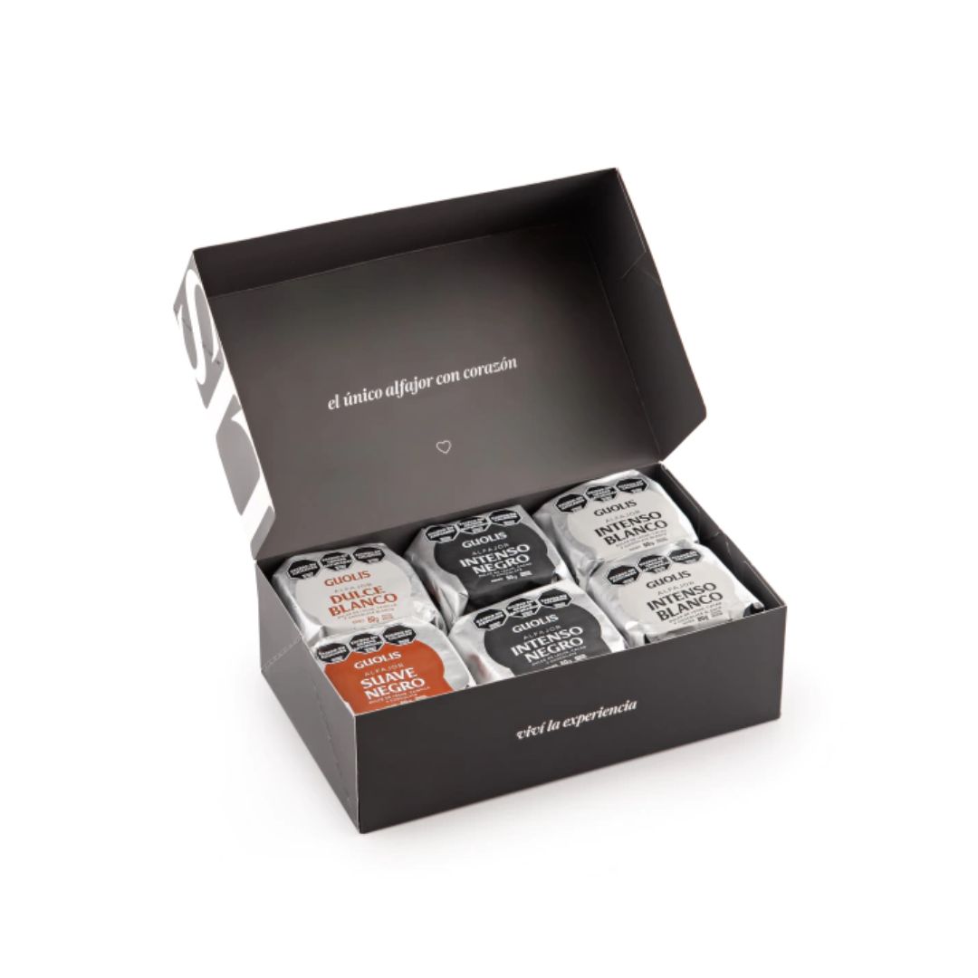 ALFAJORES GUOLIS MIX DULCE DE LECHE - 12 UNIDADES