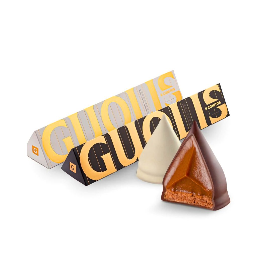 CONITOS GUOLIS CHOCOLATE NEGRO / BLANCO X 8U