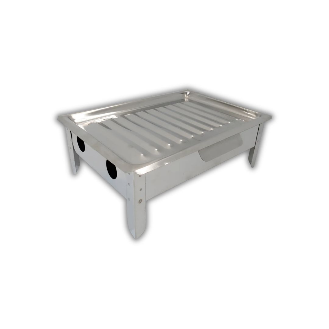 BRASERO ACERO INOX RECTANGULAR