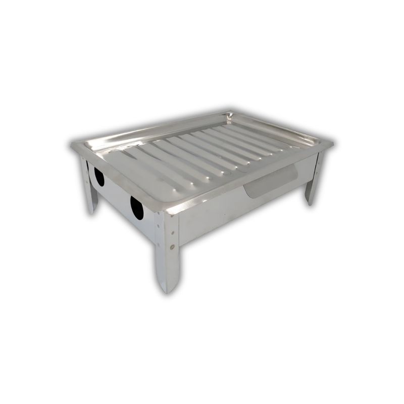 BRASERO ACERO INOX RECTANGULAR