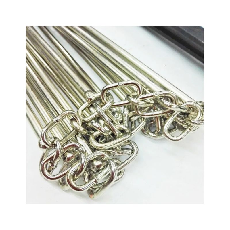 PARRILLA ACERO PLEGABLE ENROLLABLE CADENA CON ESTUCHE