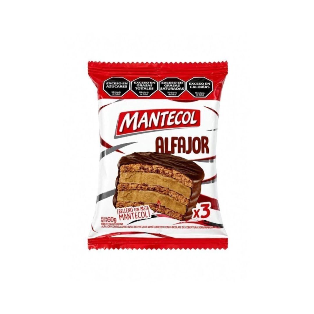 ALFAJOR MANTECOL TRIPLE X 6 UNIDADES ALFAJOR MANTECOL TRIPLE X 6 UNIDADES