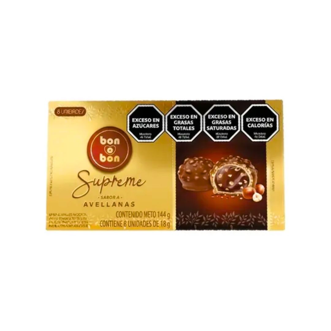 BON O BON SUPREME AVELLANAS - CAJA X 8U