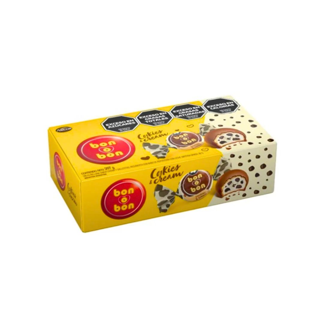 BON O BON COOKIES & CREAM - CAJA X 18U BON O BON COOKIES & CREAM - CAJA X 18U