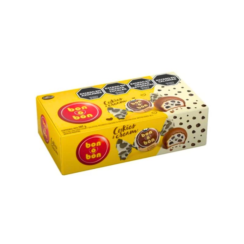 BON O BON COOKIES &amp; CREAM - CAJA X 18U