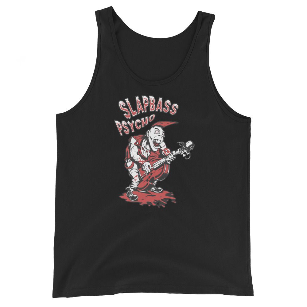 Slapbass Psycho - unisex tank Top
