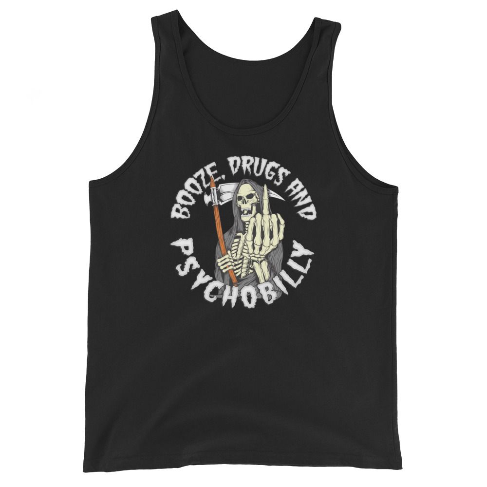 Booze, Drugs and Psychobilly  Tank Top