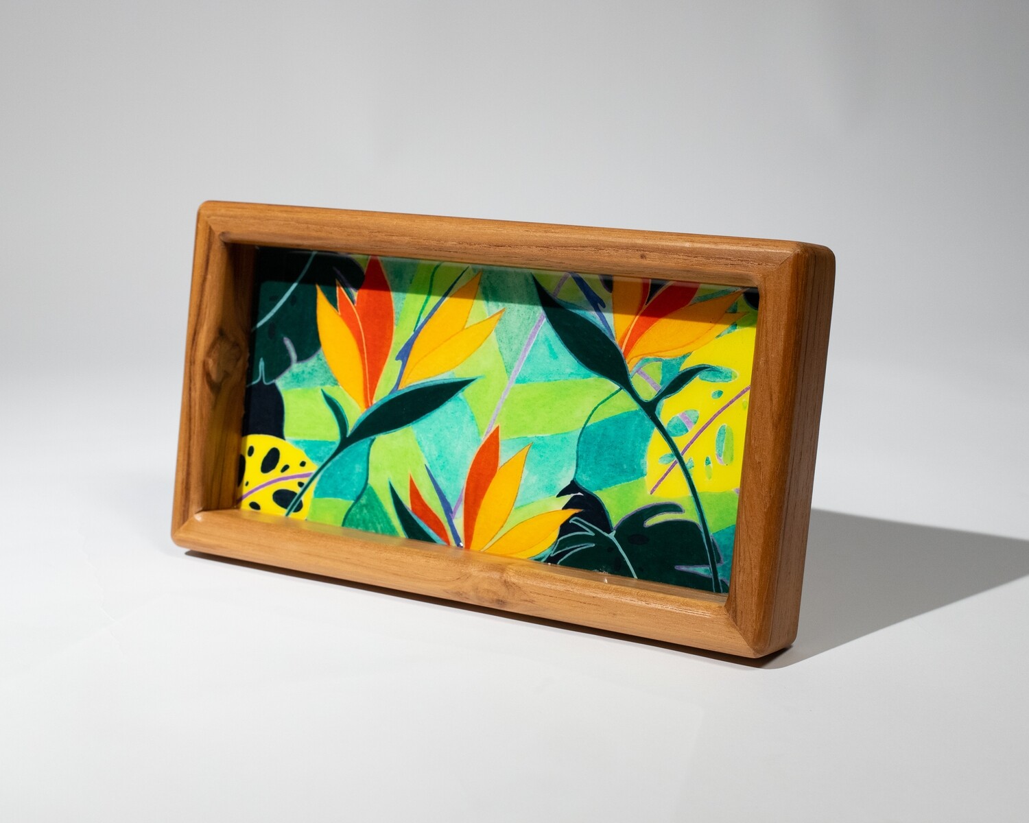 Small Home Paradise Teak Tray