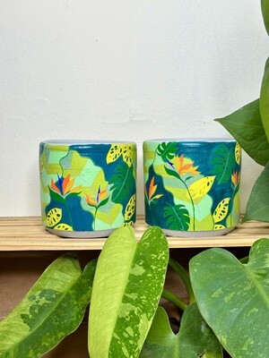 Hand-Painted Pots