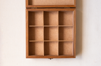 Large Teak Tea Box