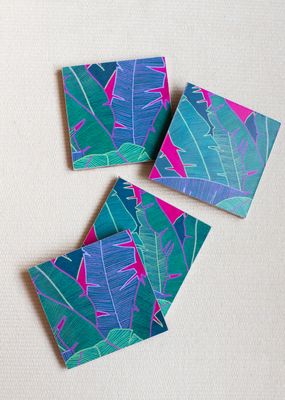Fuchsia Fig Coaster Set