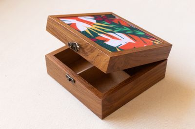 Medium Teak Tea Box