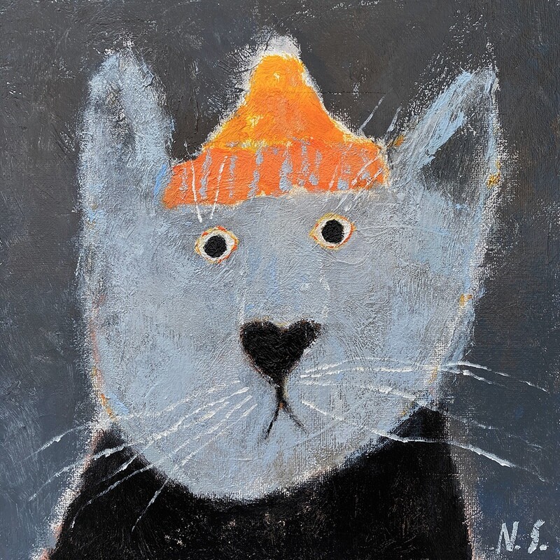 Cat in the Orange Hat – Original