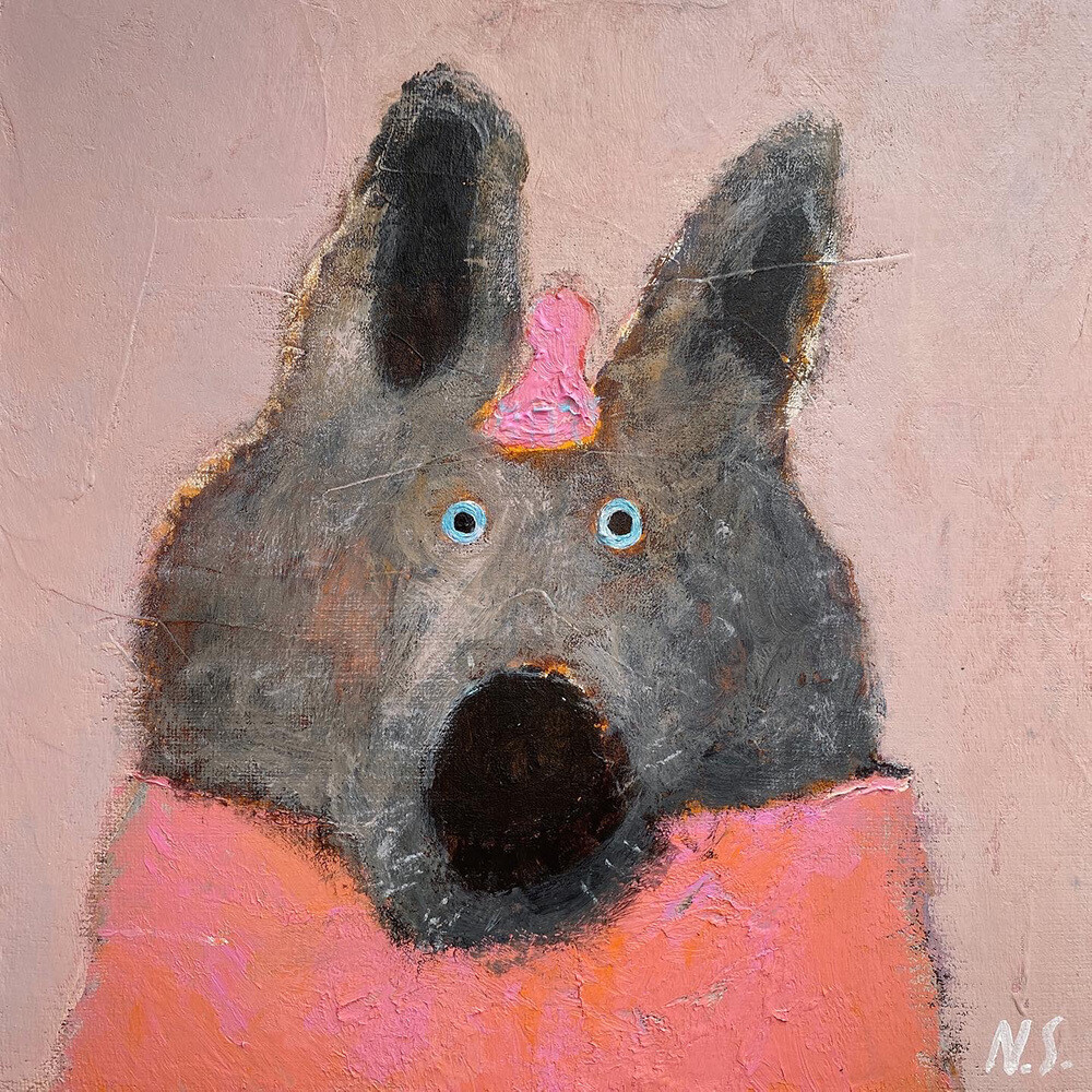 Wolf in Pink – Original