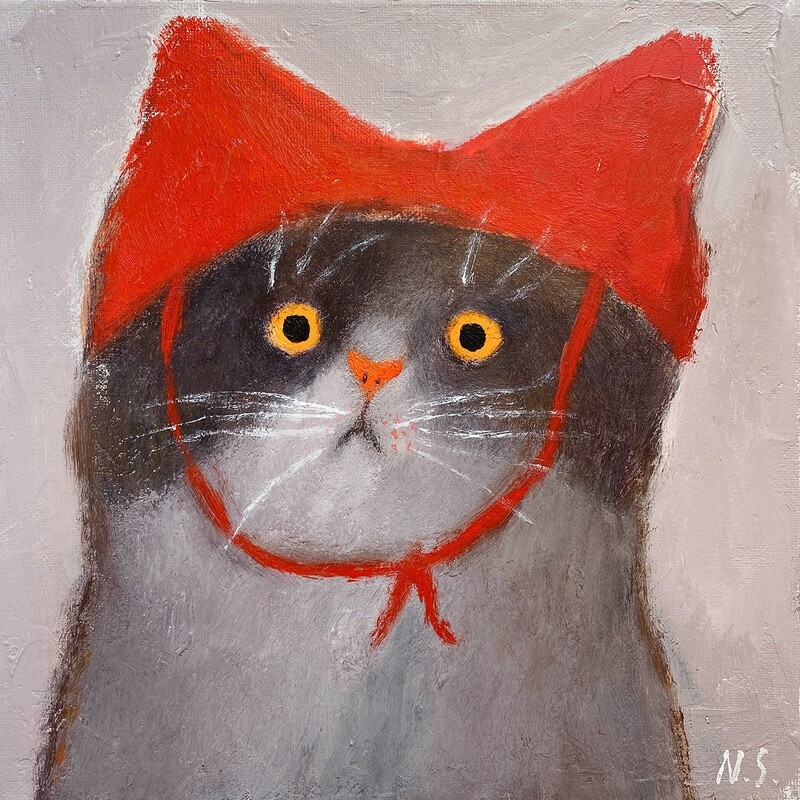 Red Hat Cat – Original