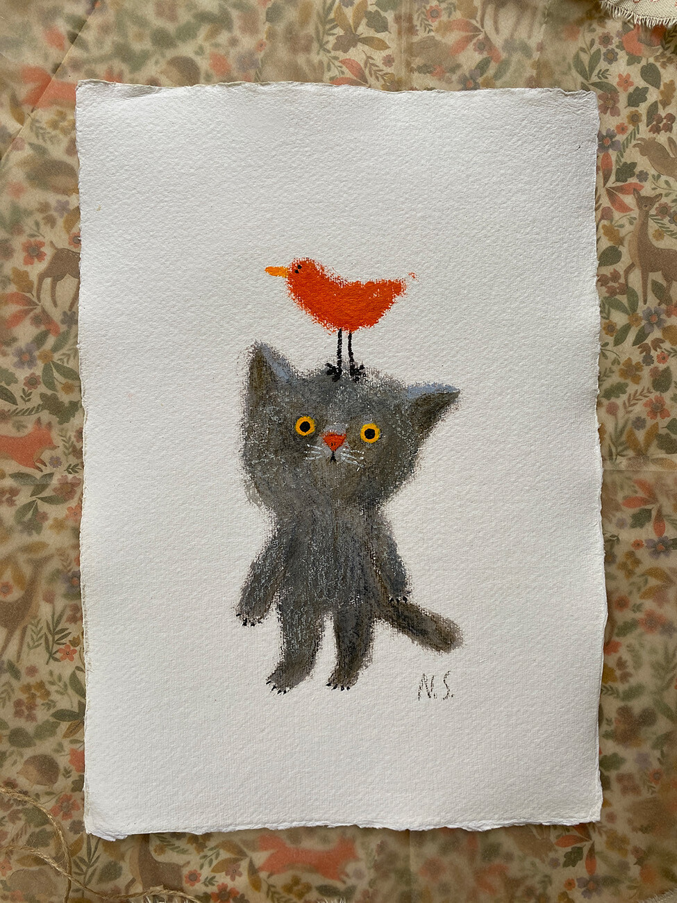 A Red Bird – Original