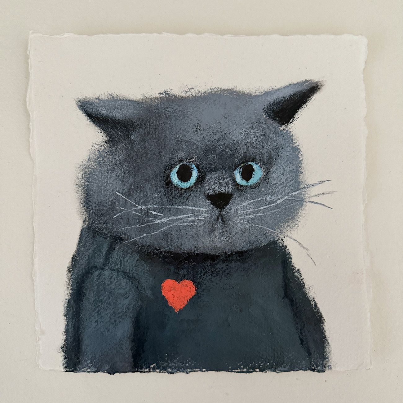 Grumpy Little Kitten – Original